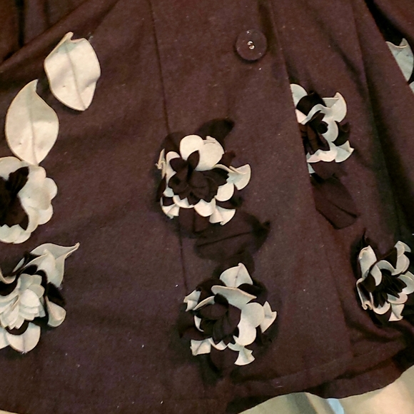 Brown Floral Wool Ryu Anthropologie Jacket - Picture 7 of 9